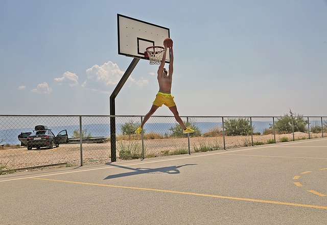 Regulation size basketball hoop